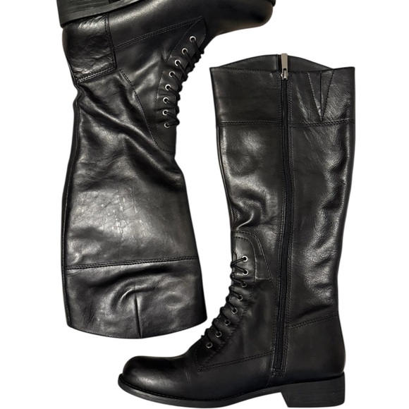 VINCE CAMUTO Kari Tall Riding Boots Black NIB Size 10 - Picture 2 of 6